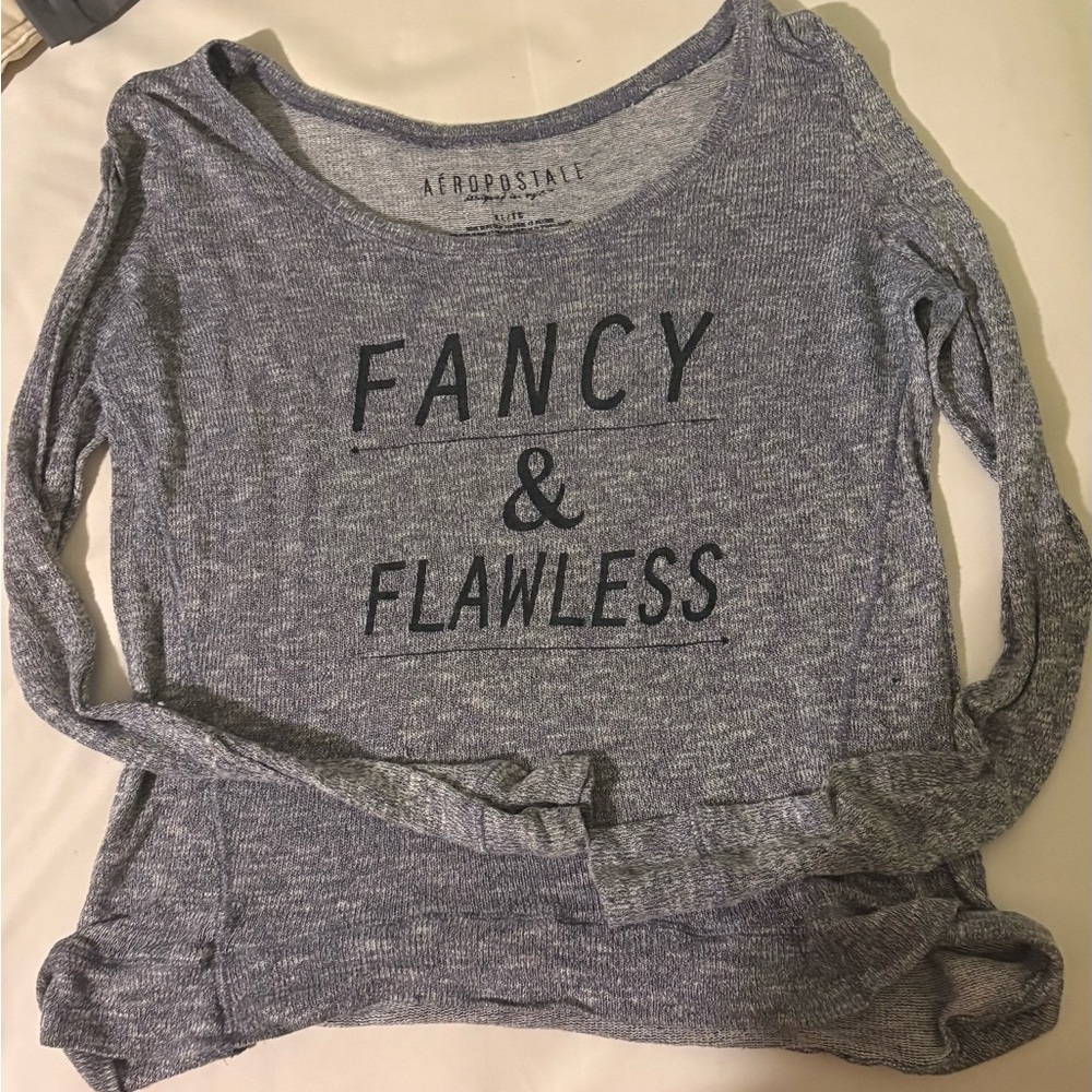 Aeropostale “Fancy and Flawless” Crewneck Long Sleeve Sweater